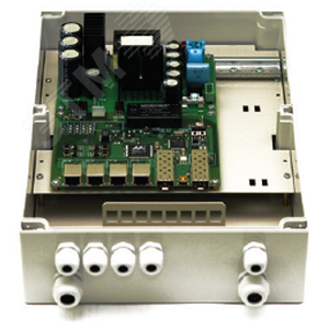 Узел коммутационный 4хPoE, 2хSFP, 160 Вт, АС 230В,50 Гц IP66, 360х240х120 мм