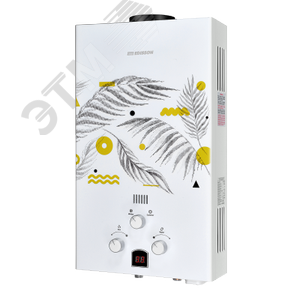 Водонагреватель газовый Edisson ECO GD E 20 GD Каннская ветвь 10 л/мин с электророзжигом