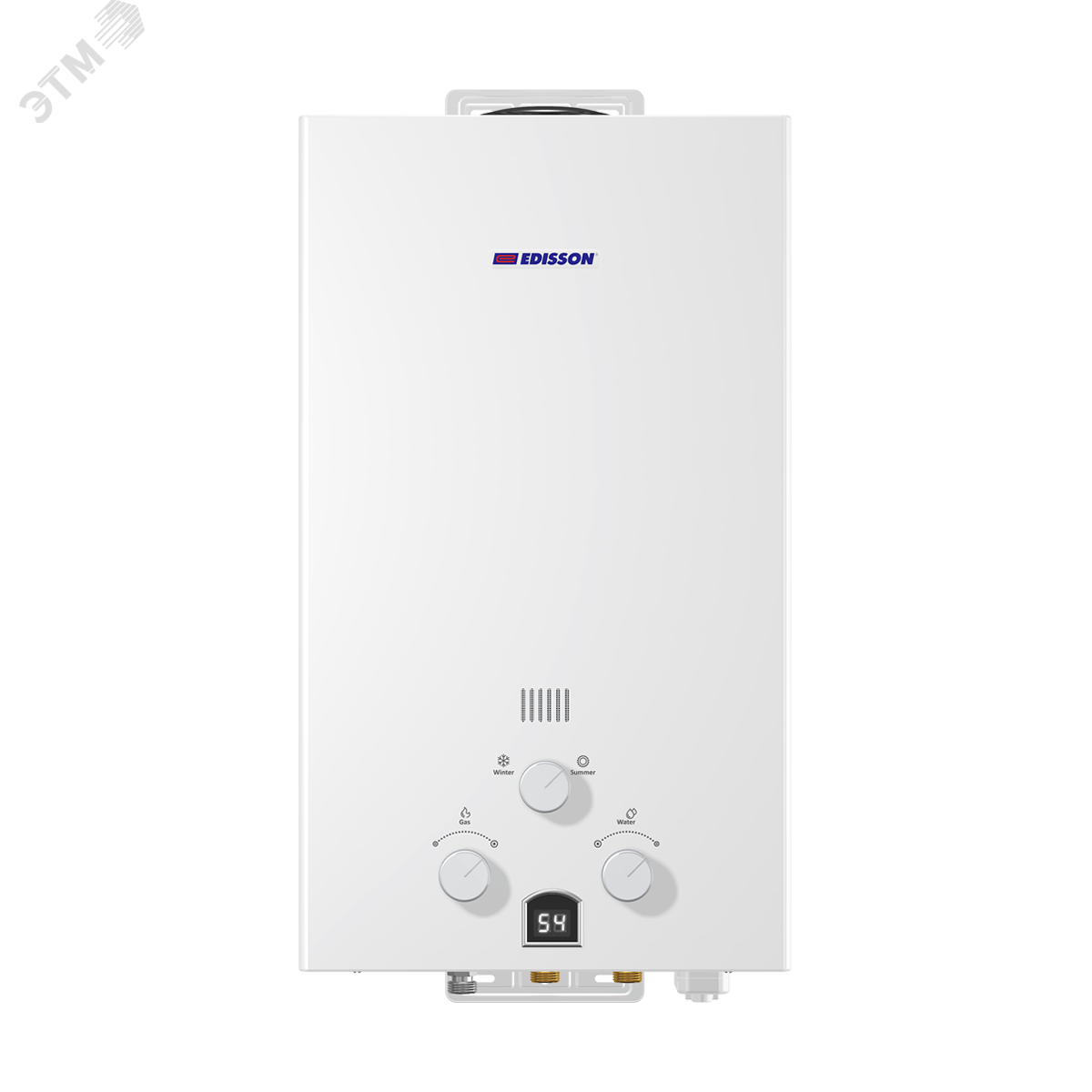 Водонагреватель газовый Edisson ECO E 20 D 10 л/мин с электророзжигом