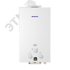 Водонагреватель газовый Edisson ECO E 20 D 10 л/мин с электророзжигом