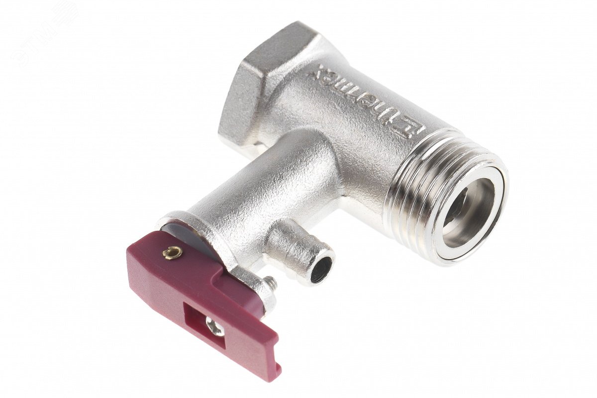 Клапан предохранительный 1/2' для бойлера, 7 бар, с ручкой, блистер