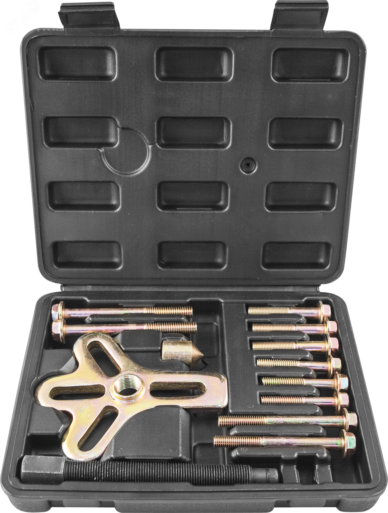 AHBPS13 Съемник многофункц. с болтовыми захватами в наборе, диапазон захватов 30-120 мм, 13 пр.