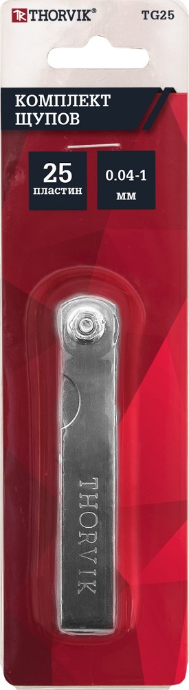TG25 Комплект щупов 25 пластин 0.04-1мм