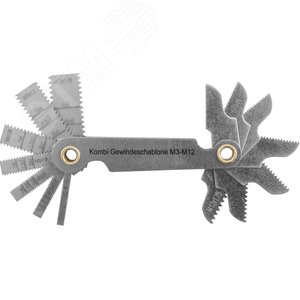 PG14SC Набор резьбовых шаблонов комбинированных для наружных и внутренних резьб, 14 предметов