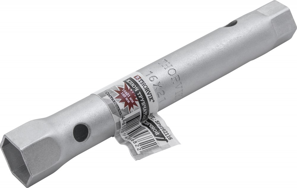 SPS162116 Ключ трубчатый свечной двусторонний, 16х21 мм, 160 мм