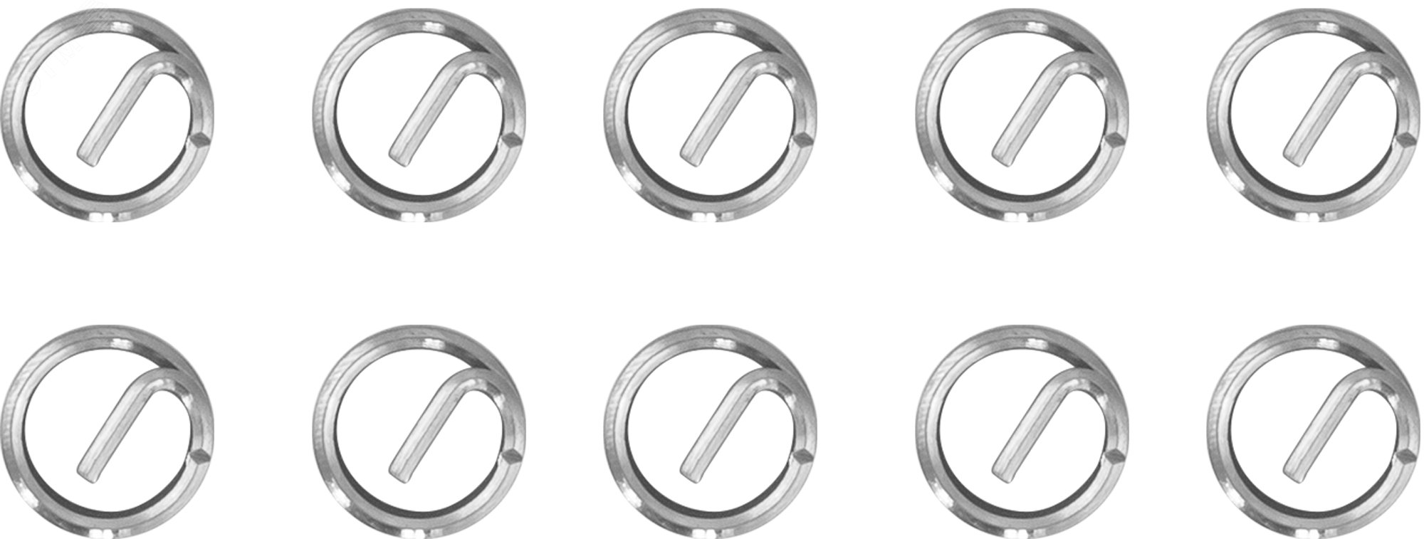 WTRI10125 Набор вставок резьбовых M10x1.25, 10 предметов