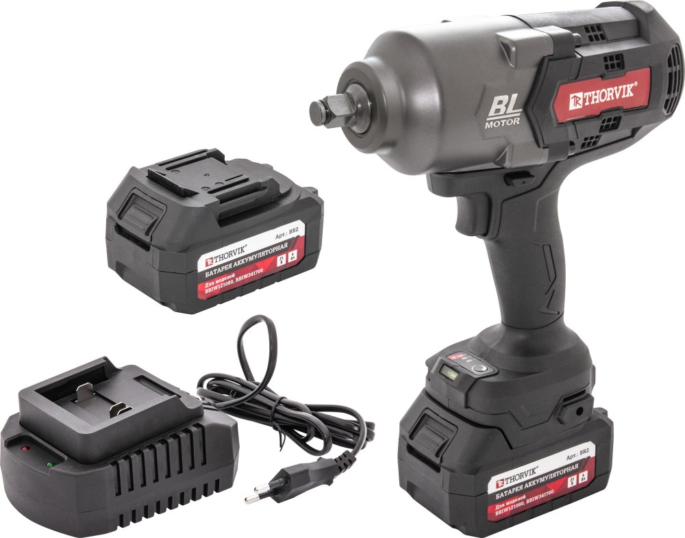 BBIW121700 Гайковерт ударный аккумуляторный бесщёточный 1/2"DR, 21В, 1700 Нм