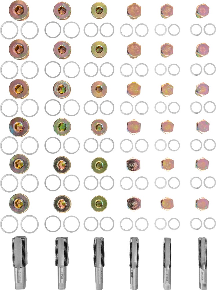 ODPRK1322 Набор для восстановления резьбы маслосливных отверстий, М13-М22, 114 предметов