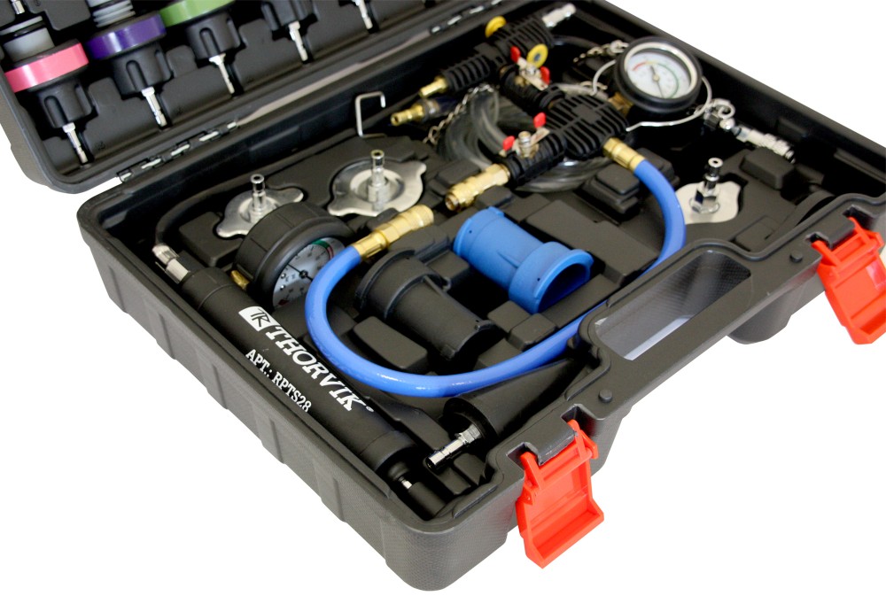 RPTS28 Набор для проверки герметичности системы охлаждения, 28 предметов