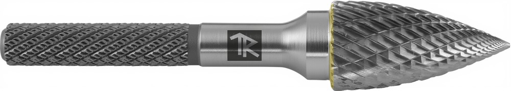 TRRBG06180663-2  Борфреза твердосплавная гиперболическая с заостренным концом, тип G, 6 мм, двойная насечка, в боксе