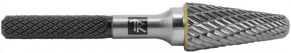 TRRBL10250670-2  Борфреза твердосплавная коническая с радиусным торцом, тип L, 10 мм, двойная насечка, в боксе