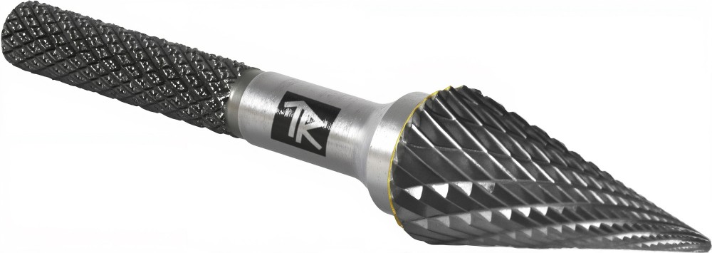 TRRBM06180663-2  Борфреза твердосплавная коническая, тип M, 6 мм, двойная насечка, в боксе