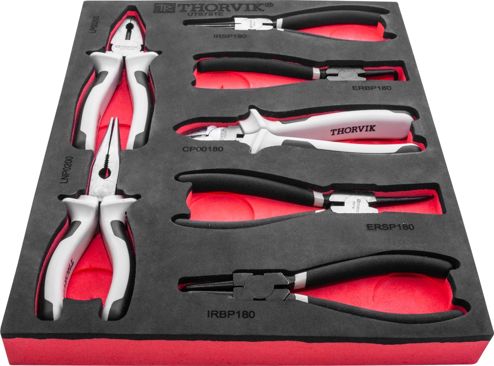 UTS7STE Набор шарнирно-губцевого инструмента в EVA ложементе 280х375 мм, 7 предметов