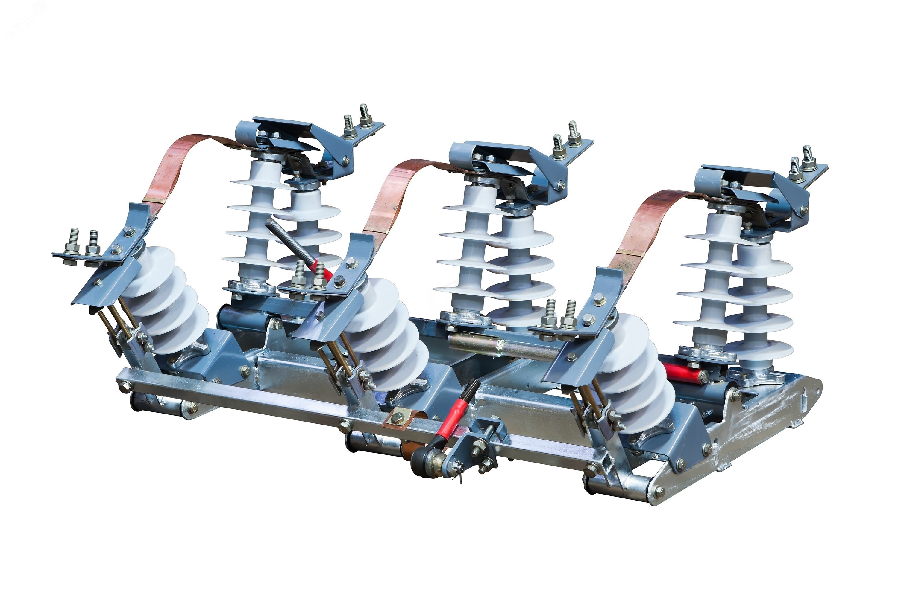 Разъединитель РЛКВ-1б-10IV/400 УХЛ1 (горячий цинк)с приводом ПР-06-7 УХЛ1 , в комплекте с КМЧ и     тягами