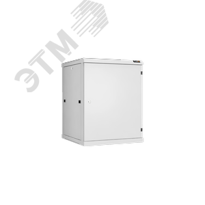 Шкаф настенный разбор 19д 15U металлическая дверь Ш600хВ770хГ600мм серый