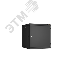 Шкаф настенный разбор 19д 12U металлическая дверь Ш600хВ636хГ600мм черный