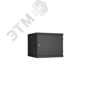 Шкаф настеный разбор 19д 9U металлическая дверь Ш600хВ503хГ600мм черный