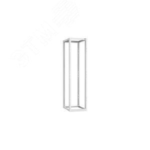 Стойка монтажная 19д 42U Ш550xВ1995xГ(600-1000) мм цвет серый RAL 7035