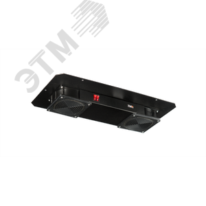 Блок вент для настенных шкафов серии TWC TWA TWM без шнура питания черный