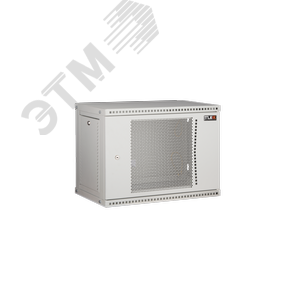 Шкаф наст. разбор 19д 9U перфорированная дверь Ш600хВ436хГ450мм серый