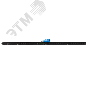 Блок розеток MN (Monitored) вертикальный 21 розеток C13 3 розетки C19 макс. нагрузка 32 А шнур питания 3 м. Вилка 1-фазная 32А 250В IEC 60309 цифровое