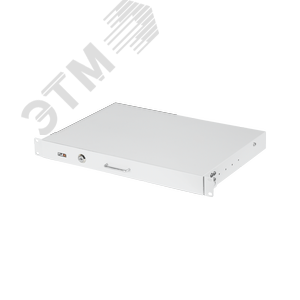 Полка под клавиатуру выдвижная 19д 1U Ш432хГ300мм серая