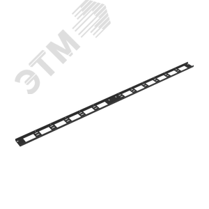 Органайзер кабельный вертикальный, 42U, для шкафов серий TFI-R, Ш75хВ1798хГ20мм, металлический, с крепежом, цвет черный