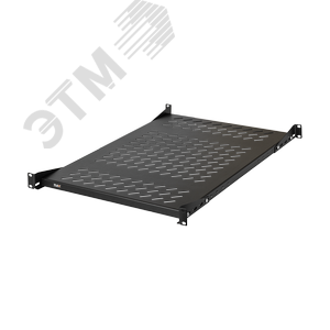 Полка стац усиленная 19д Ш437хГ660мм для шкафа и стойки глубиной 800мм черн