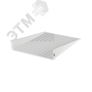 Полка фронтальная 19д 2U глубиной 600мм крепеж в комплекте серая