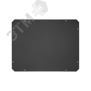 Заглушка проема вентиляторного блока 490х 380х1мм черная