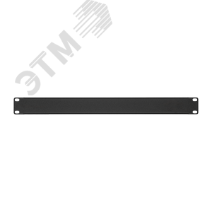 Заглушка 19д 1U черная