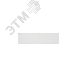 Заглушка кабельного ввода 300х76х1мм серая
