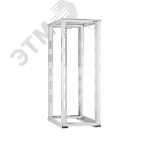 Стойка монтажная 19д 42U Ш600xВ1995xГ1000мм с крышей в разобранном виде серый