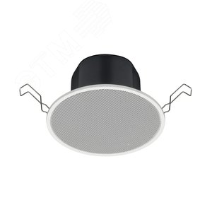 Громкоговоритель потолочный, 5'' 6Вт, пожаропрочный купол, керамическая клемма, плавкий предохранитель, EN54, BS