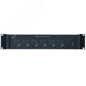 Микшер мульти-маршрутный 6 вх.(мик\лин) 6 вых.(+4dB, 600 Ом) split IN/mix OUT/mix IN, 20-20 000 Гц THD<0.01проц 2U