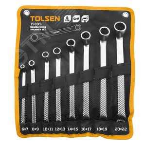Набор накидных ключей, 6-22 мм, 8 предметов TOLSEN TT15895