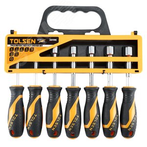 Набор торцевых отверток "GRIPro", 7 предметов TOLSEN TT20196