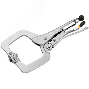Зажим с фиксатором 280 мм, С-образный, с подвижными губками TOLSEN TT10056