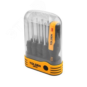 Отвертка со сменными вставками (битами), 8 в 1 TOLSEN TT20039s