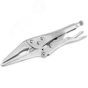 Зажим с фиксатором 165 мм, тонконосый TOLSEN TT10381