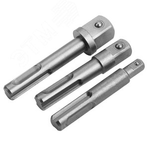Набор переходников SDS+>1/4", 3/8", 1/2", 3 предмета TOLSEN TT77865