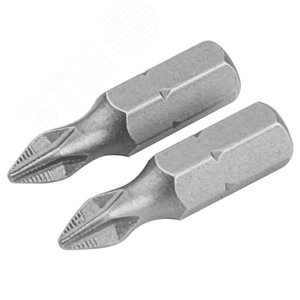 Набор вставок (бит) торцевых 1/4", Phillips, PH3, 25 мм, 2 предмета TOLSEN TT20214