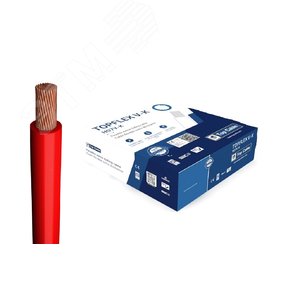 Провод монтажный TOPFLEX V-K H07V-K 1x1.5         (красный)