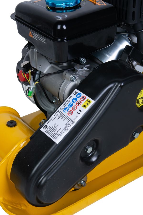 Виброплита 45 кг, 8,5кН (Loncin) без бака, коврик, колесный комплект TOR T-50