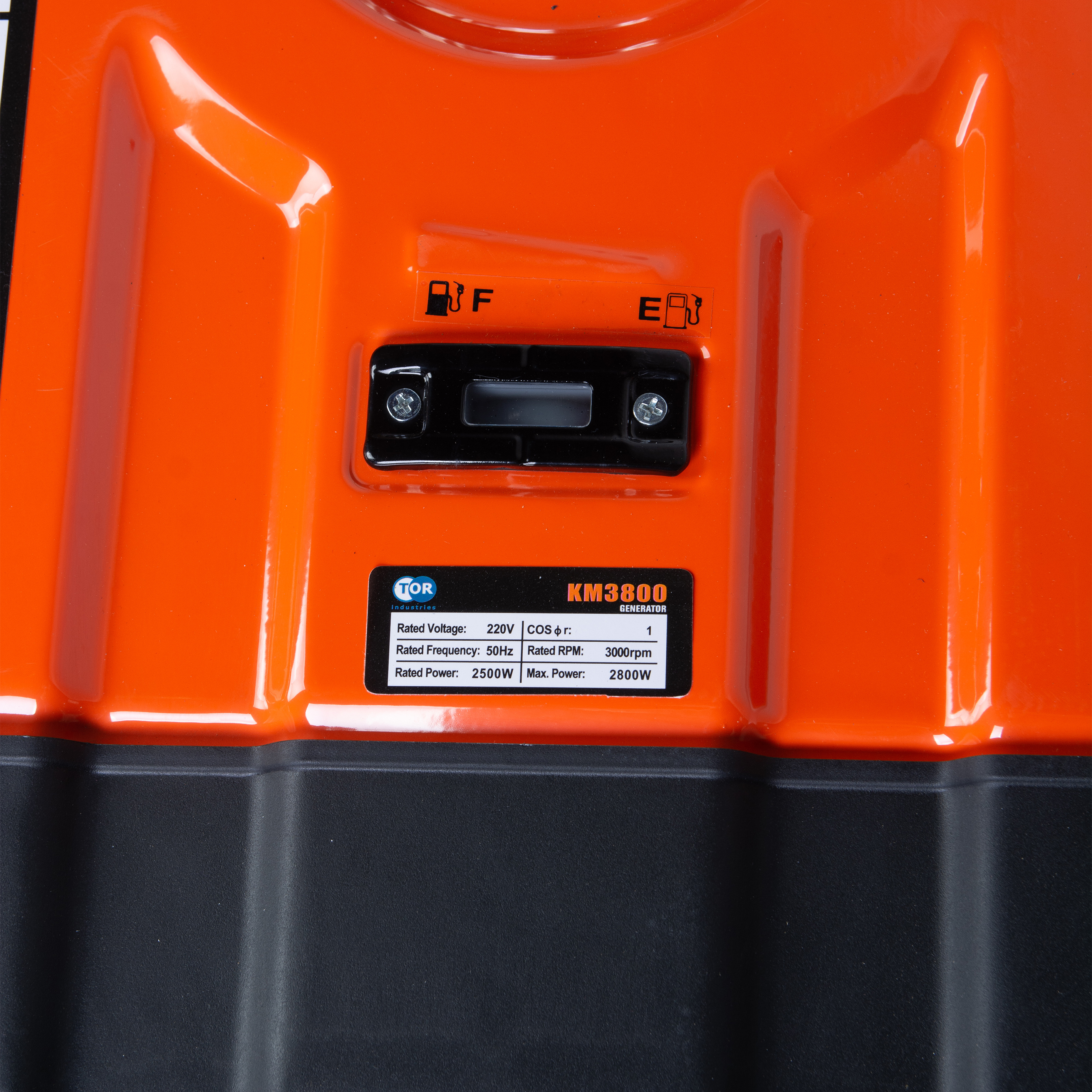 Генератор бензиновый 2,5 кВт 220В 16 л с электростартером и колесами TOR KM3800H
