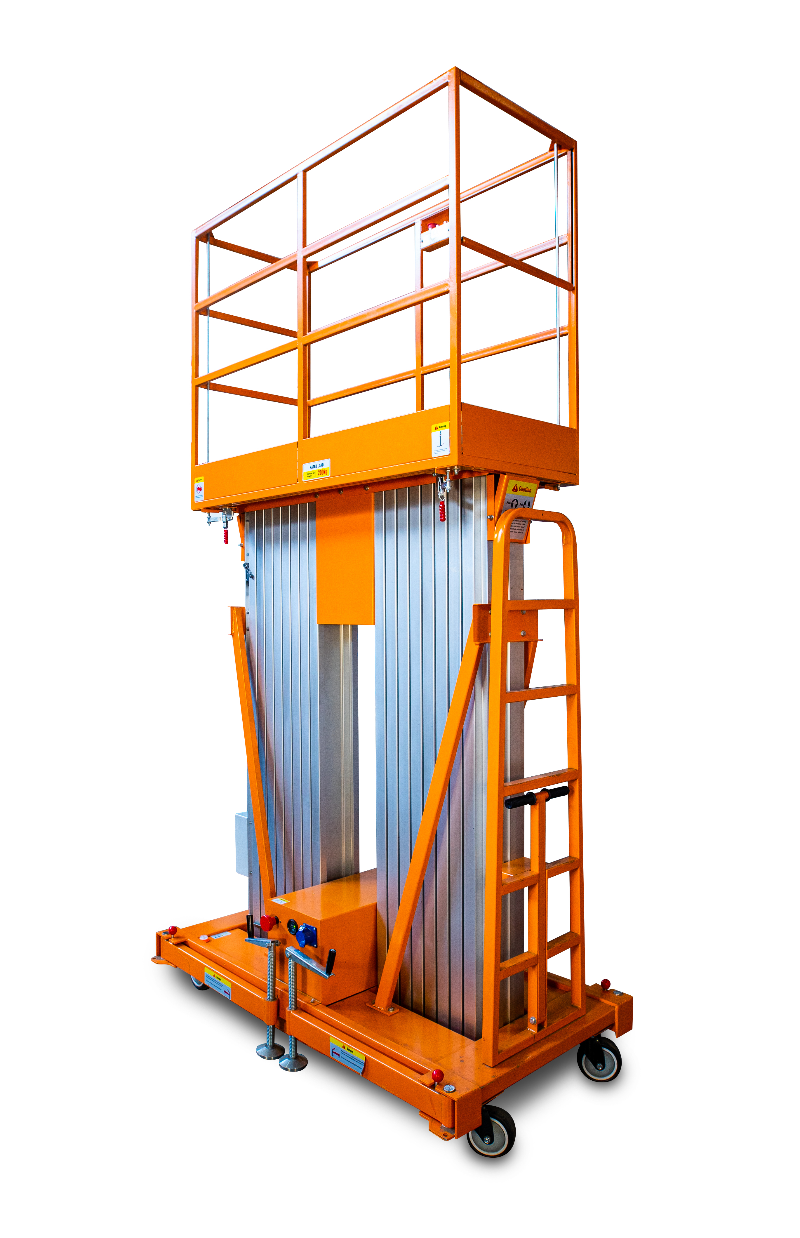 Подъемник мачтовый аккумуляторный 200 кг 10/12 м TOR GTWY10-200S DC 2-мачтовый