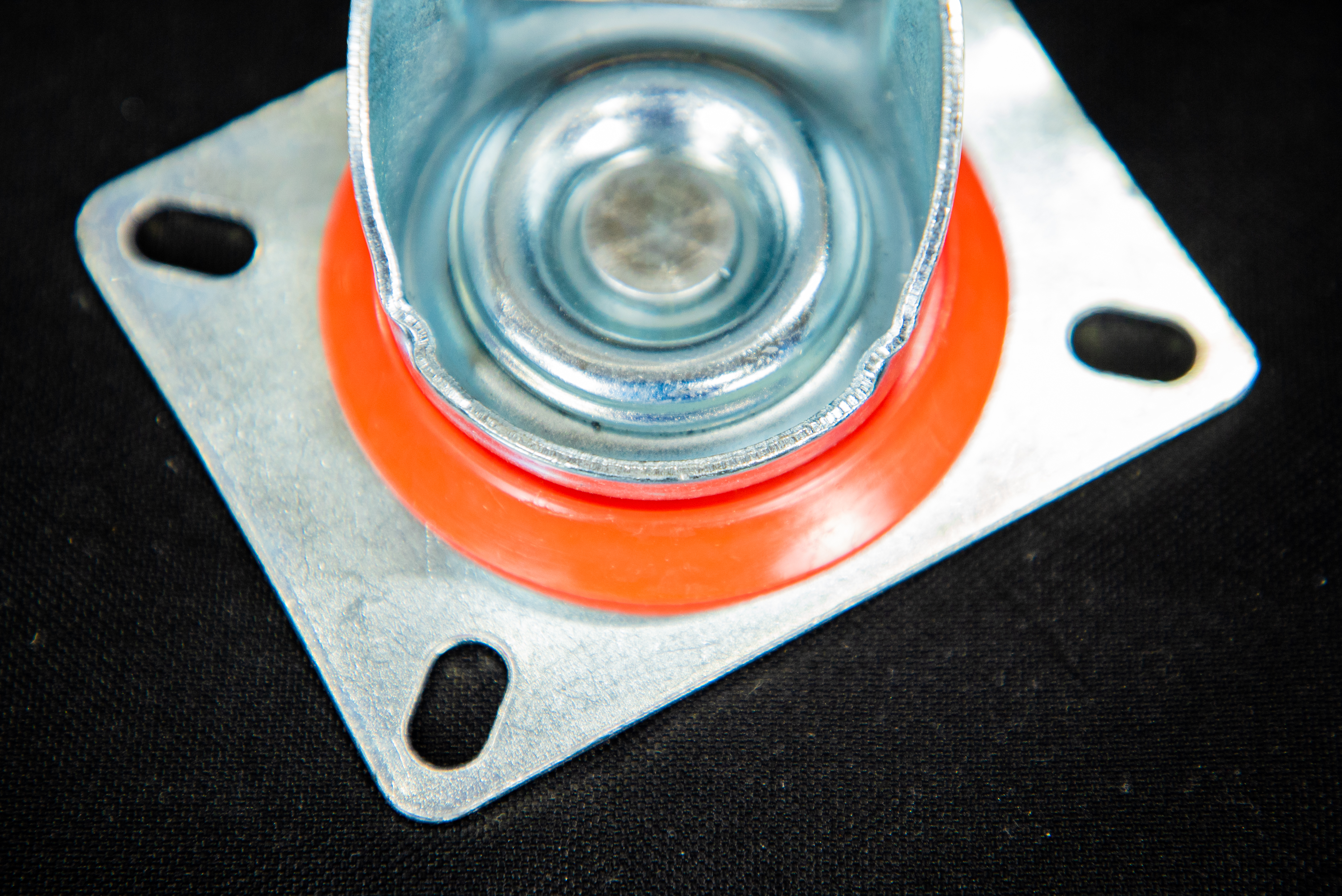 Колесо поворотное чугунное EM01 VKV 80 80 мм термостойкое