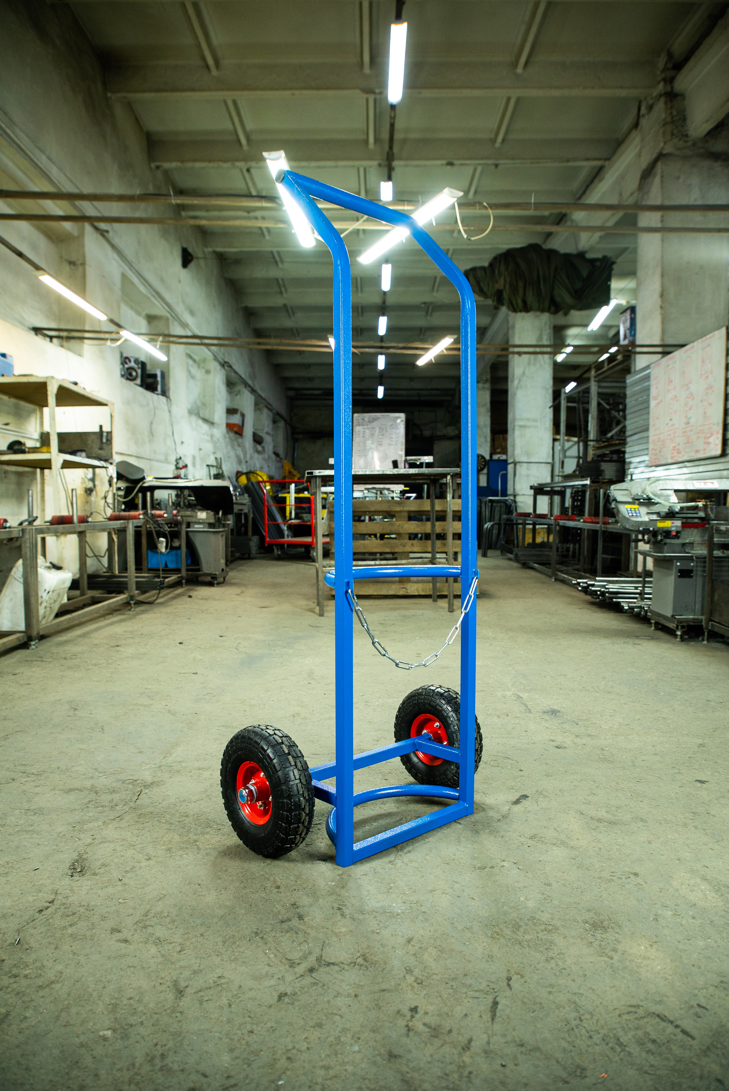 Тележка для пропановых баллонов TOR ПР-1, 1 баллон (пневмо колеса 250 мм)