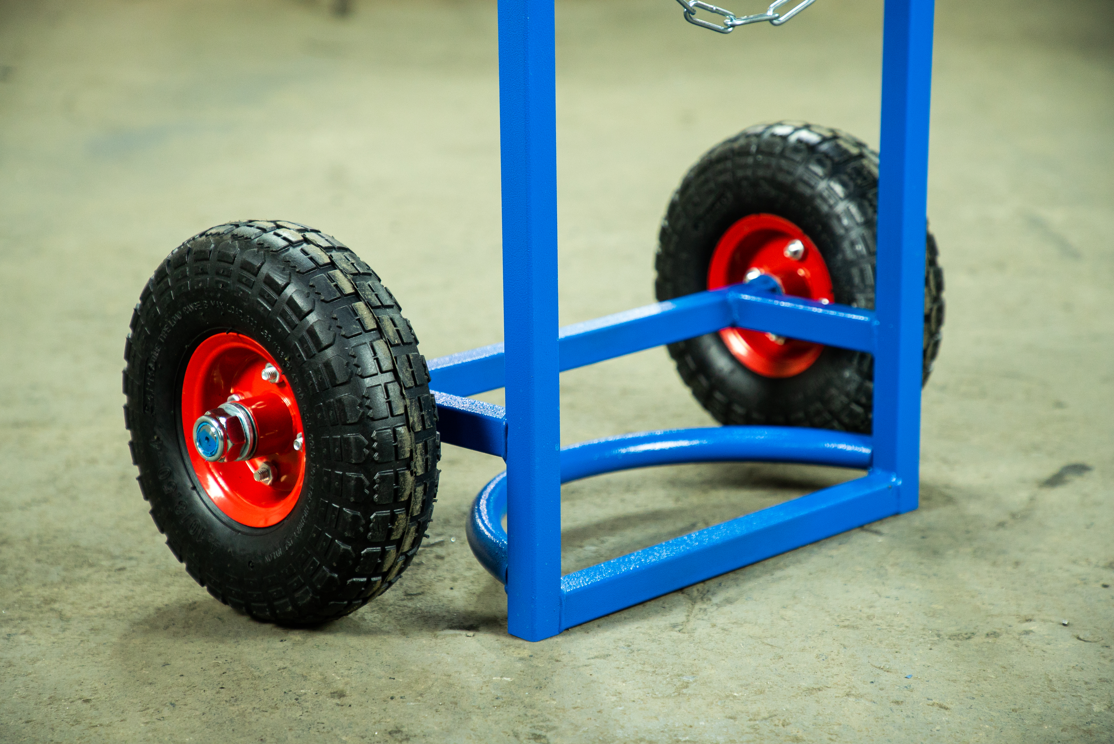 Тележка для пропановых баллонов TOR ПР-1, 1 баллон (пневмо колеса 250 мм)