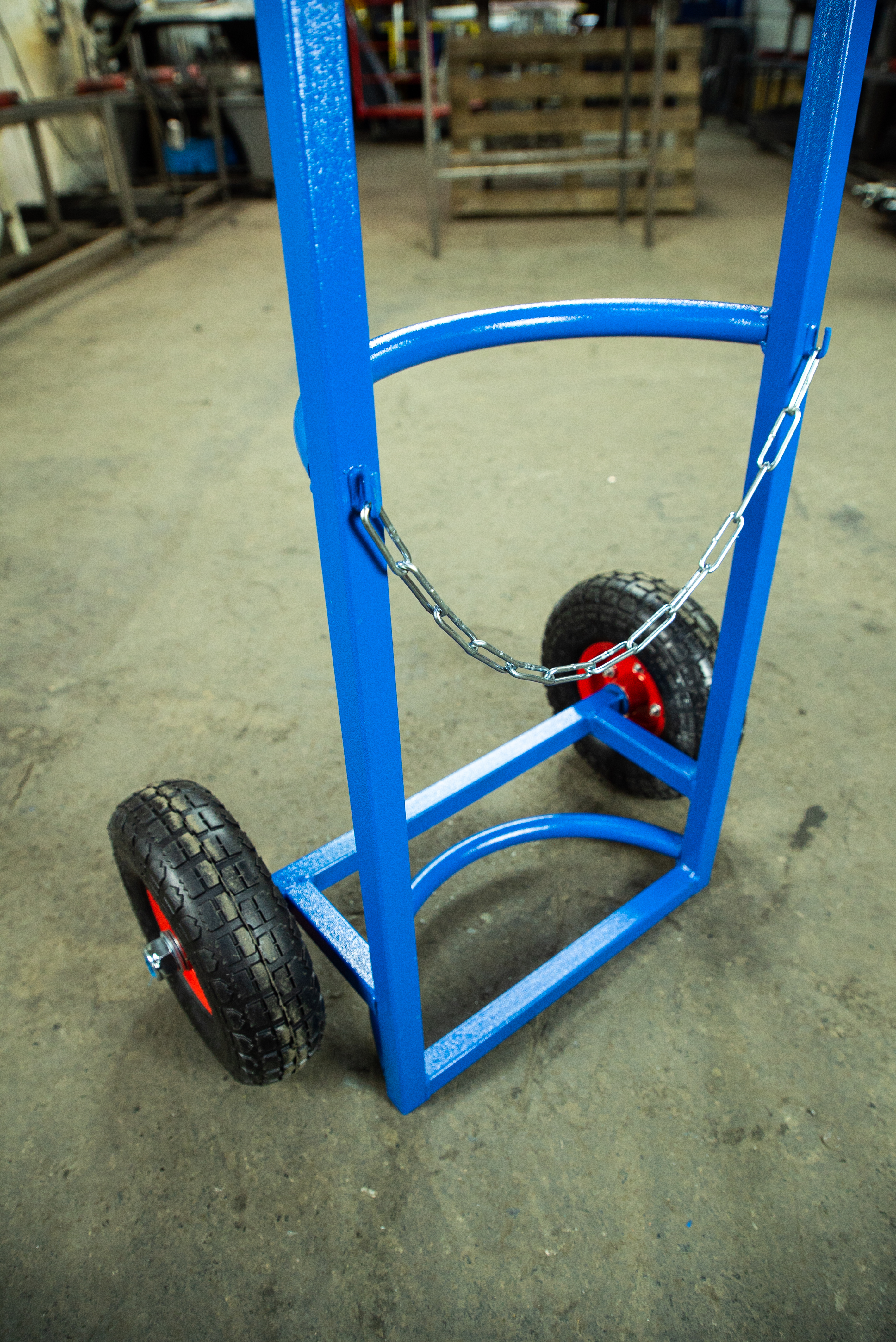 Тележка для пропановых баллонов TOR ПР-1, 1 баллон (пневмо колеса 250 мм)